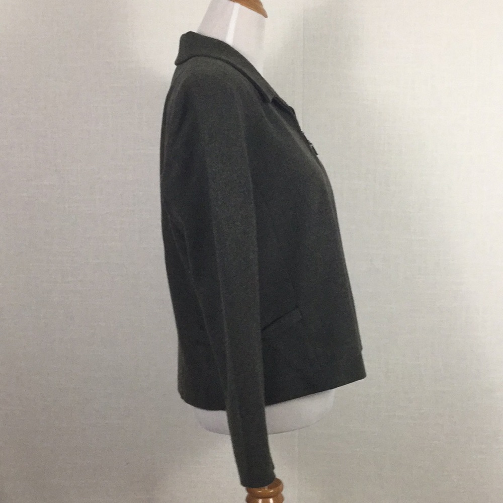 Vintage Pendleton zip-front blazer olive green - Picture 6 of 10